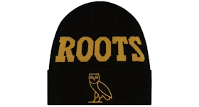 OVO Roots Athletics Owl Beanie Black