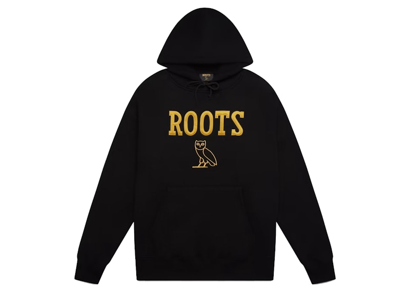 OVO Roots Athletics Owl Hoodie Black Men s FW22 US