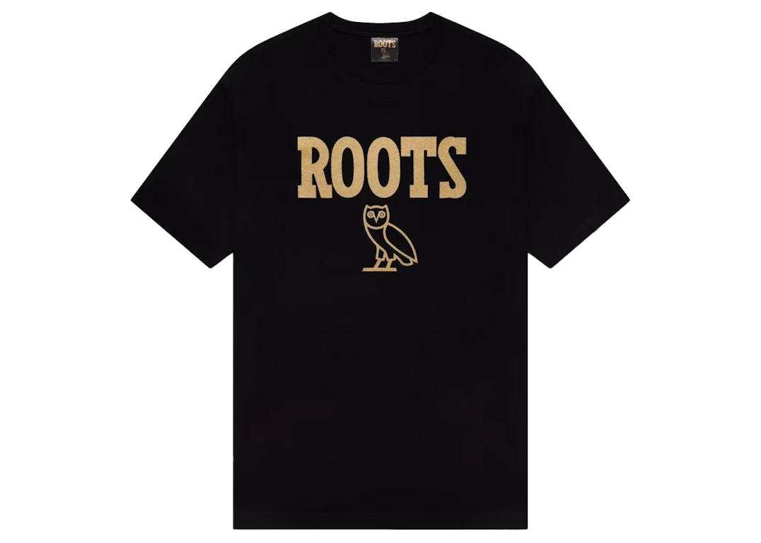 Pre-owned Ovo Roots Athletics Owl T-shirt Black