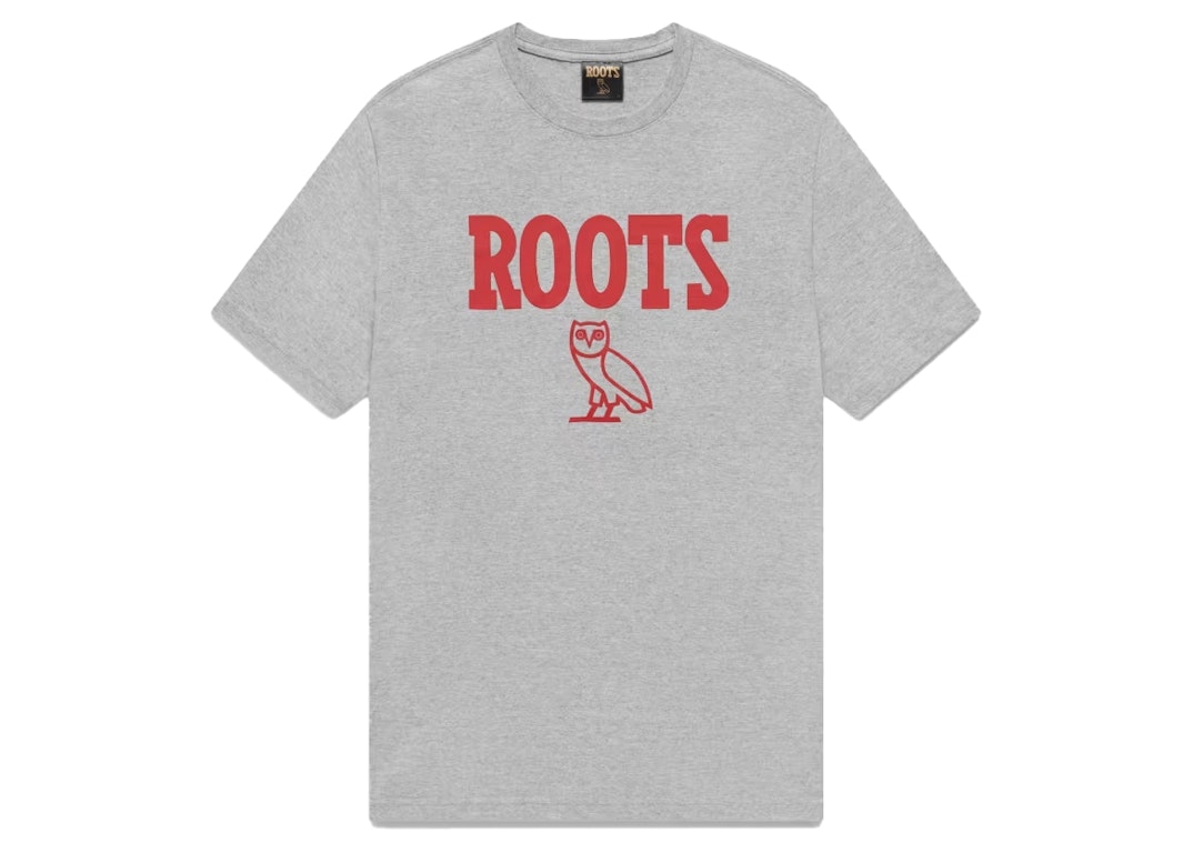 Pre-owned Ovo Roots Athletics Owl T-shirt Heather Grey