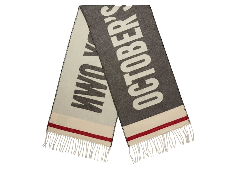 Pre-owned Ovo Roots Cabin Scarf In Heather Grey In Gray
