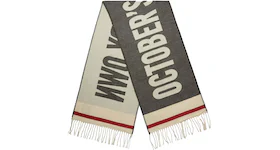 OVO Roots Cabin Scarf Heather Grey