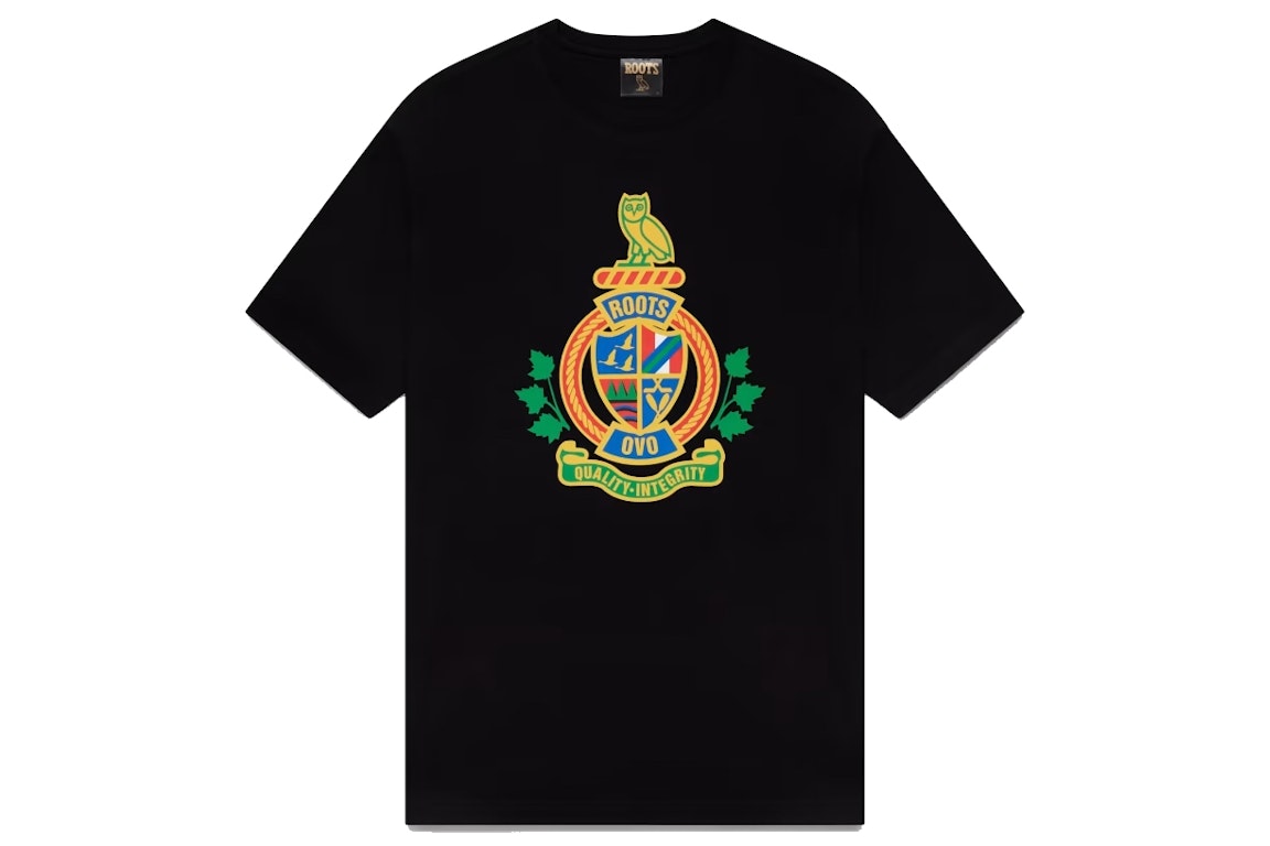 Pre-owned Ovo Roots Crest T-shirt Black