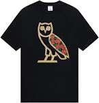 OVO Rose Owl T-shirt Black