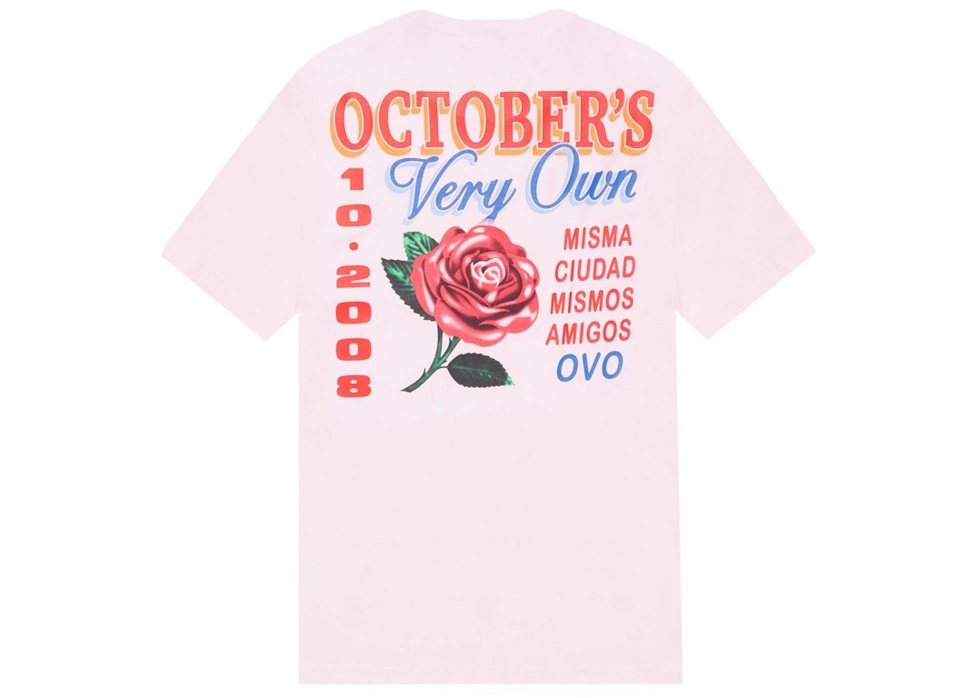 Pre-owned Ovo Rose T-shirt Pink