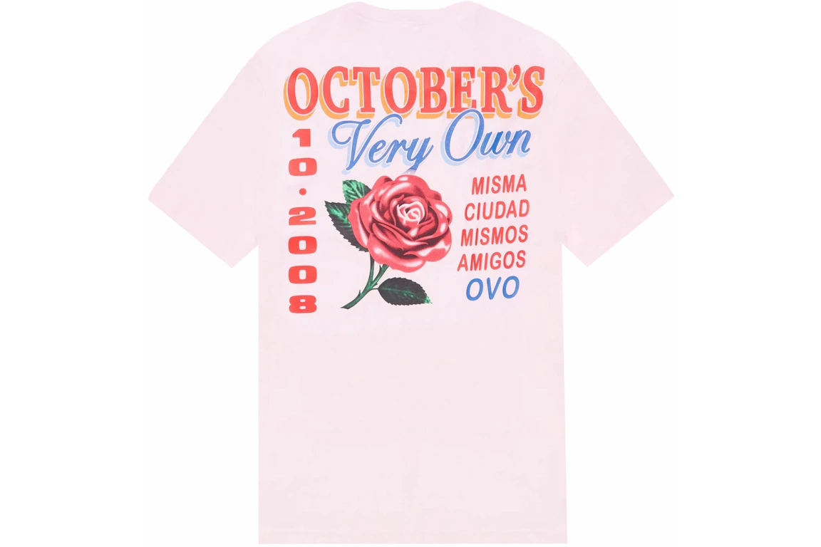 OVO Rose T-shirt Pink
