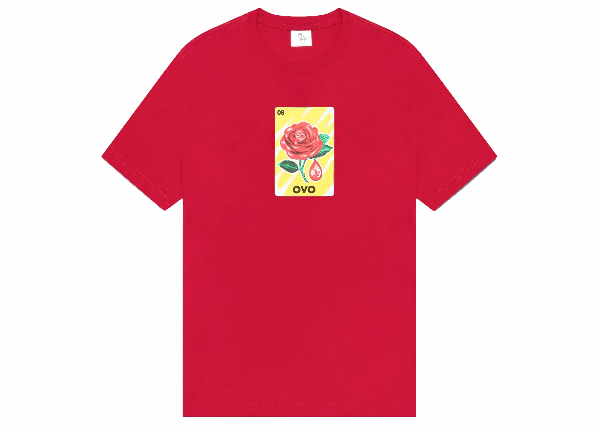 OVO Roots Heritage Script T-Shirt Red