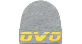 OVO Runner Beanie Grey/Yellow