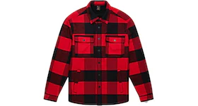 OVO Sherpa Lined Flannel Jacket Red