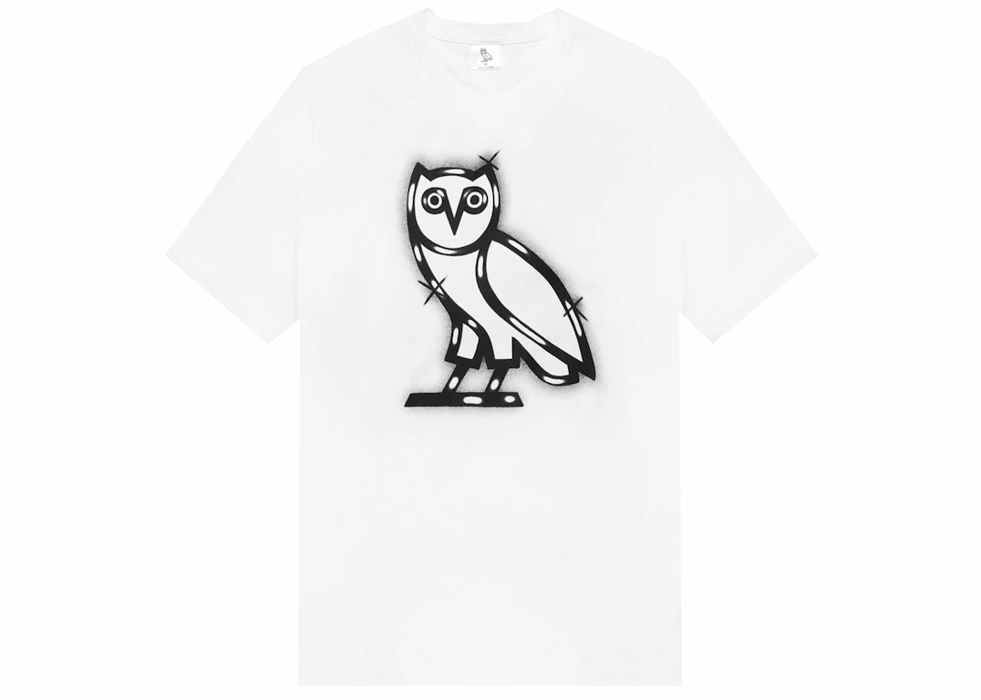 Pre-owned Ovo Smoke Owl T-shirt White