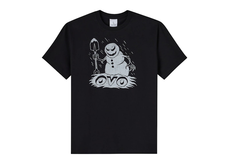 OVO Snowman T-Shirt Schwarz