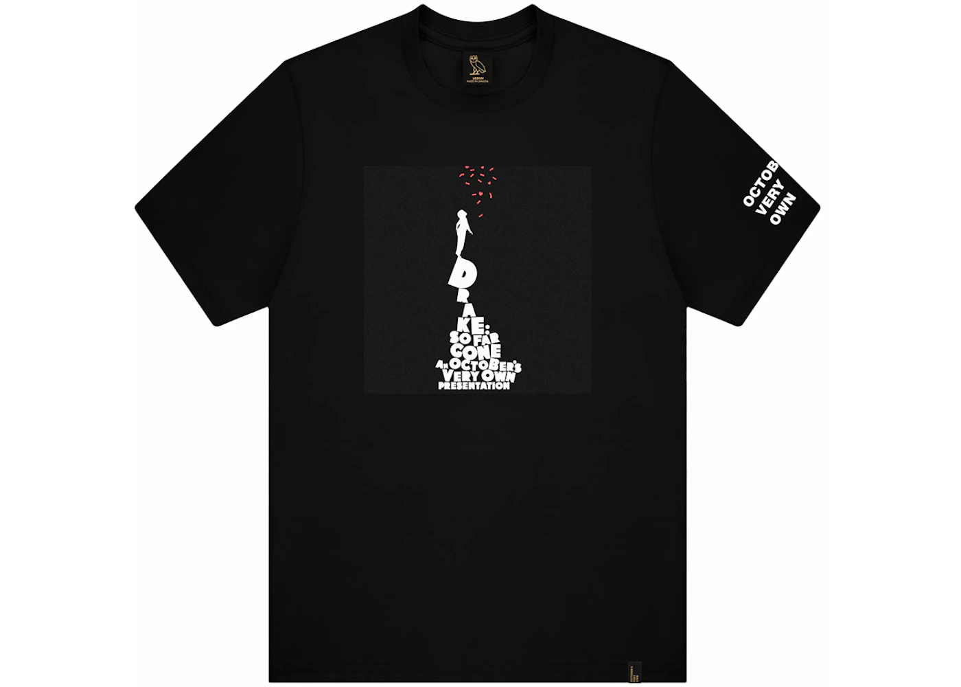 OVO So Far Gone Tee Black Men s SS19 GB ovo-so-far-gone-tee-black-men-s-ss19-gb