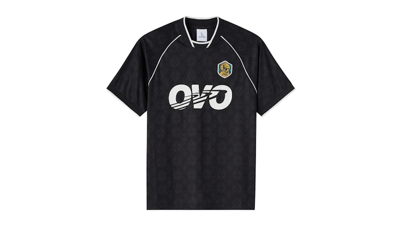 OVO Soccer Jersey Black Men's SS25 US