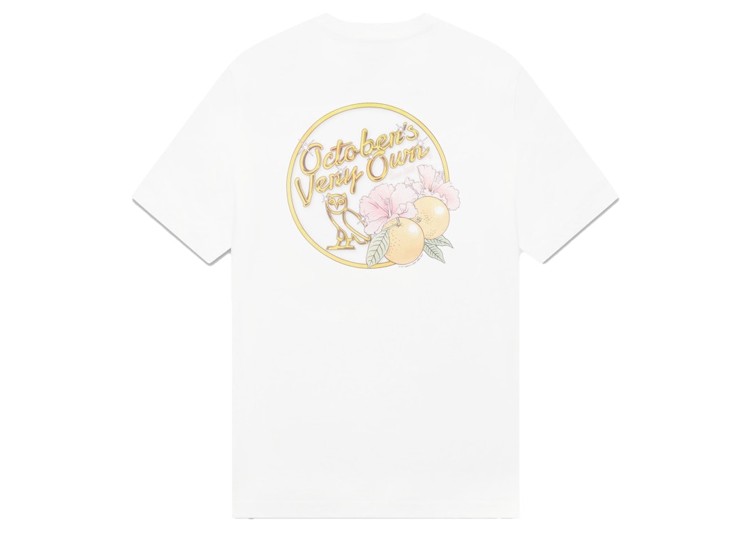 Pre-owned Ovo Solid Gold Owl T-shirt White