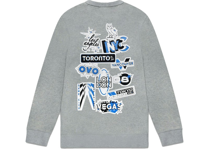 OVO Speedway Crewneck Heather Grey