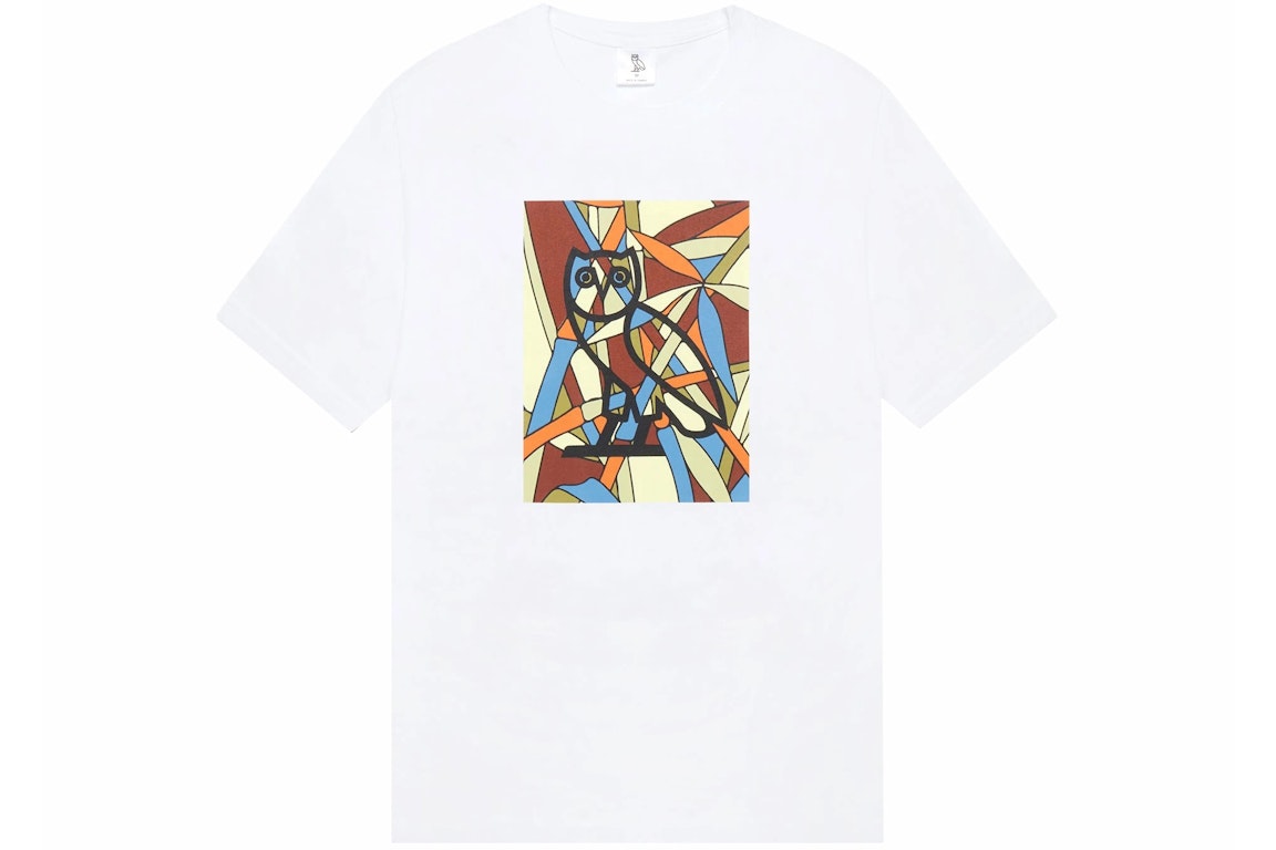 Pre-owned Ovo Stained Glass Owl T-shirt White