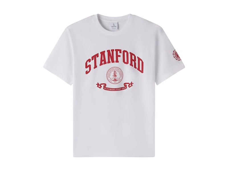 Pre-owned Ovo Men's  Stanford University Campus T-shirt In White