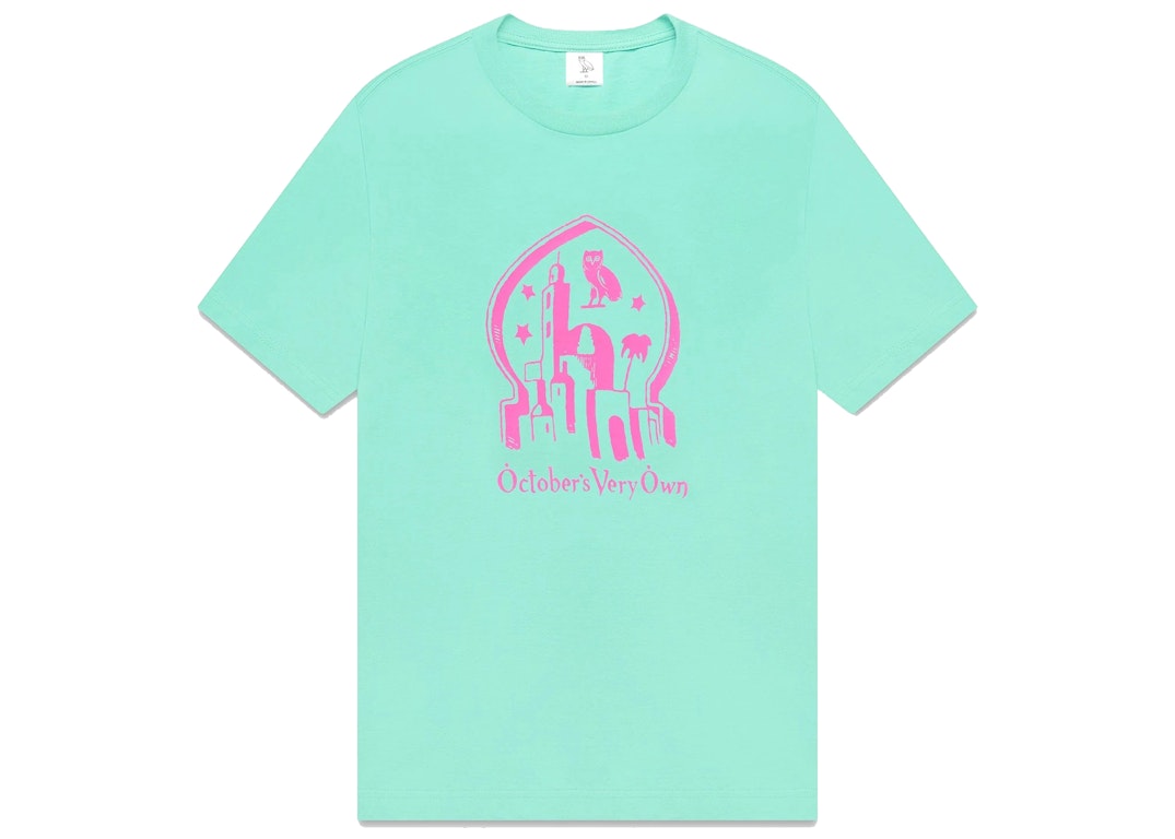 Pre-owned Ovo Starlight Owl T-shirt Teal