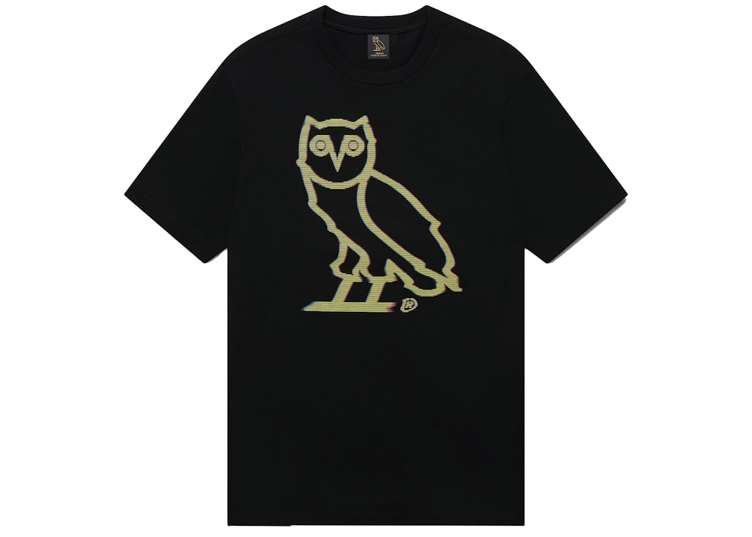 Pre-owned Ovo Static Owl T-shirt Black