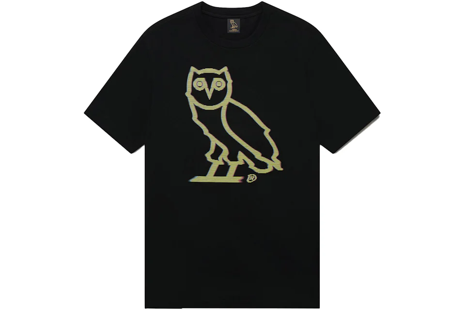 OVO Static Owl T-shirt Black