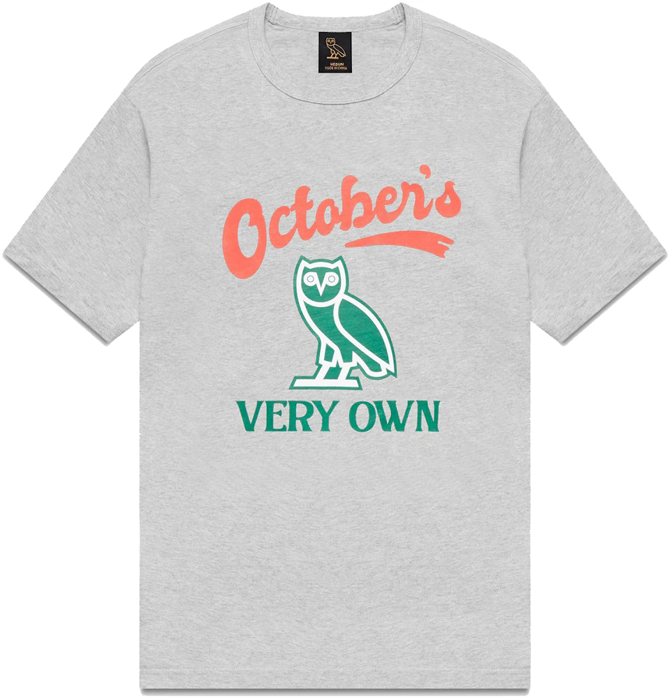 OVO Summer Pima T-shirt Heather Grey Men's - SS21 - GB