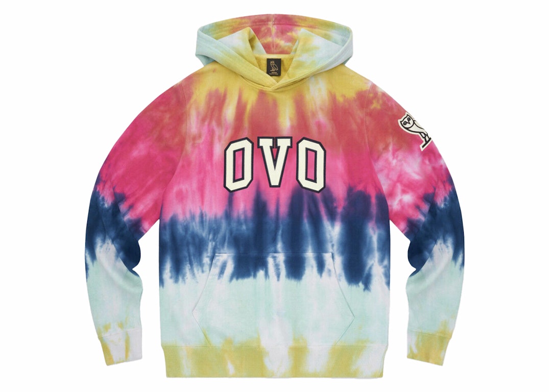 Pre-owned Ovo Tie Dye Arch Hoodie Multi