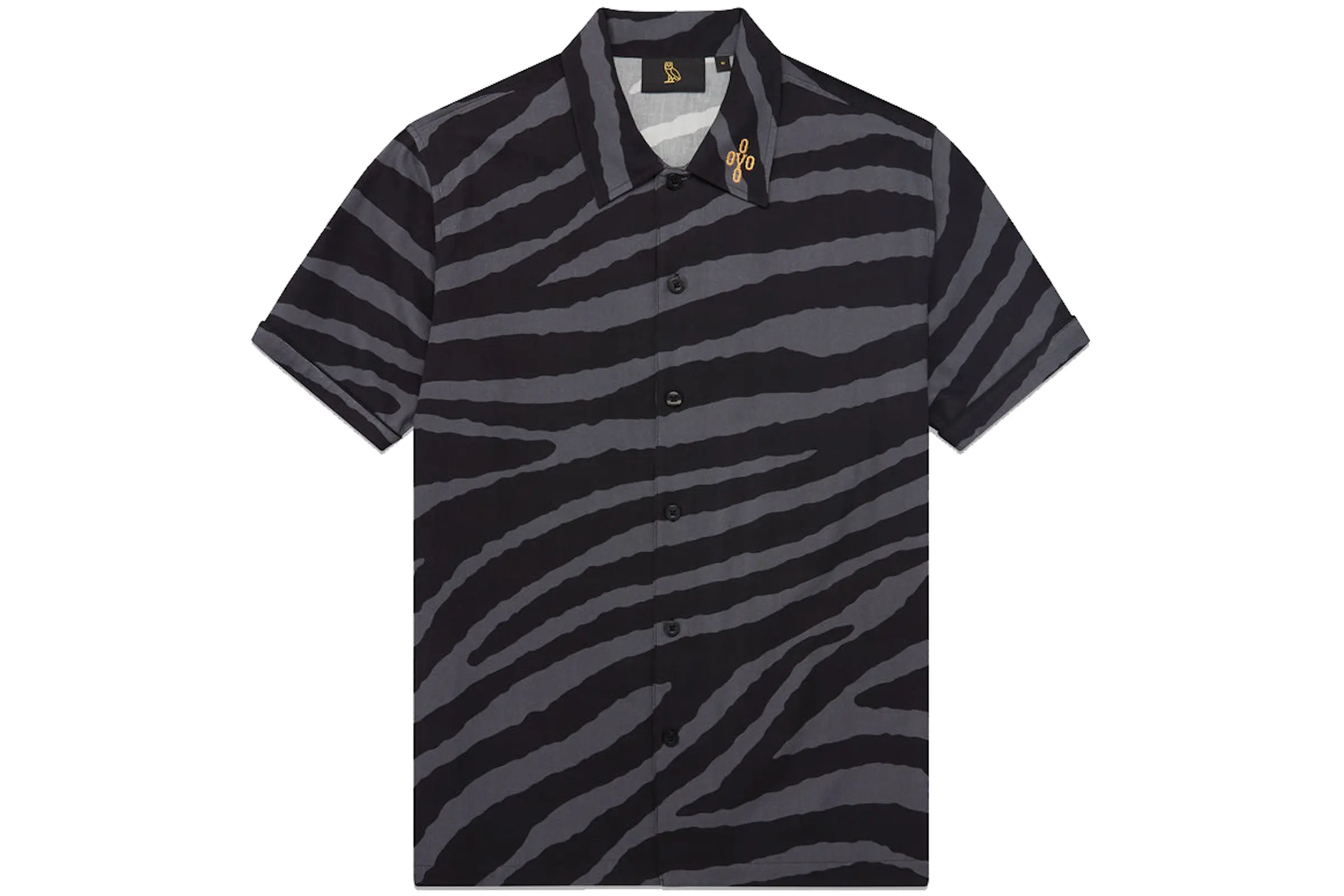 OVO Tiger Camp Shirt Black - FW22 - CN