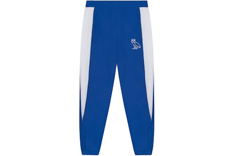 OVO Track Suit Pant White/Royal Blue Men's FW21 US