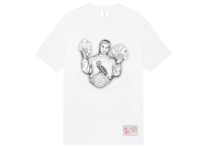 OVO Tyson Money Mike T-shirt White Men's - SS22 - US