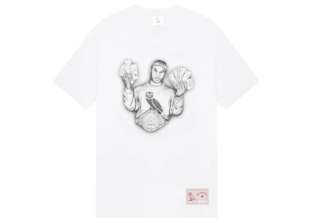Pre-owned Ovo Tyson Money Mike T-shirt White
