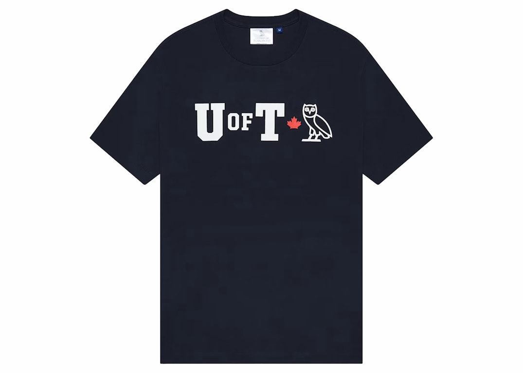 Pre-owned Ovo U Of T T-shirt Navy