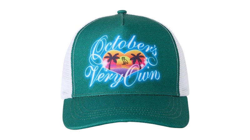 OVO Vacation Trucker Cap Green