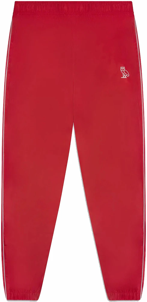 OVO Wind Tech Reflective Track Pant Red Men's - FW22 - US