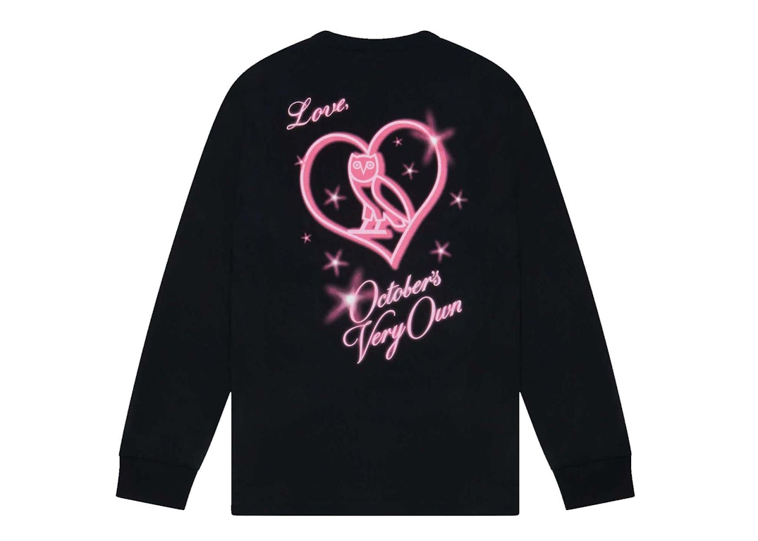 Pre-owned Ovo With Love Longsleeve T-shirt Black