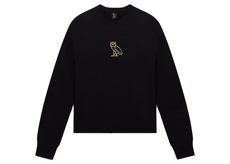 OVO Womens Classic Owl Crewneck Black - FW21