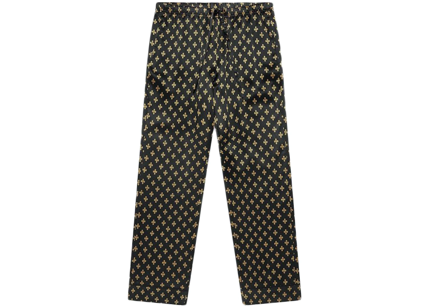 OVO Womens Monogram Silk Pajama Pant Black - FW20 - US