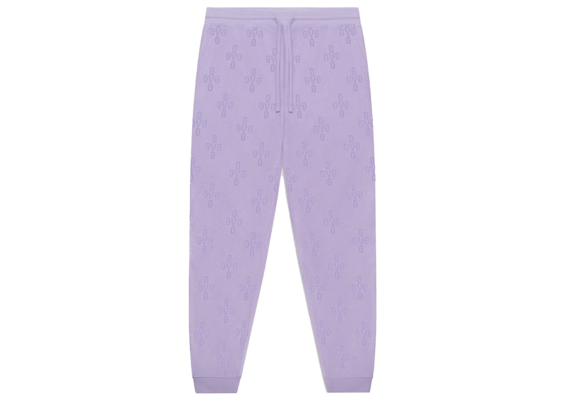 OVO Women's Monogram Terry Cloth Sweatpant Lavender