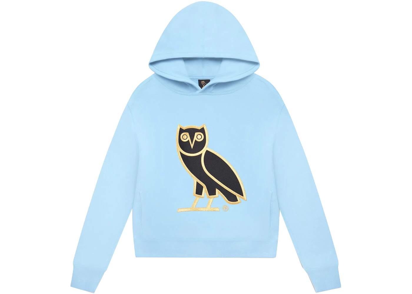 Ovo Owl Women's Owl Hoodie OVO Womens OG Owl Hoodie Sky Blue
