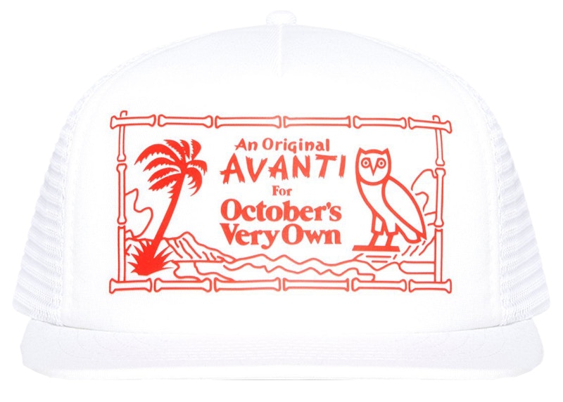 OVO X Avanti Trucker Hat White