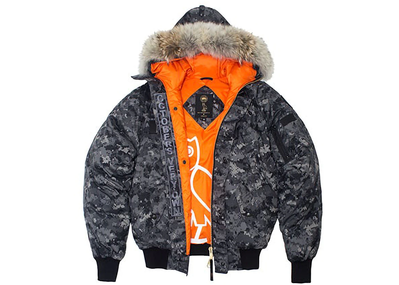 OVO x Canada Goose Chilliwack Bomber Jacket Digi Camo Grey Men's - FW14 ...
