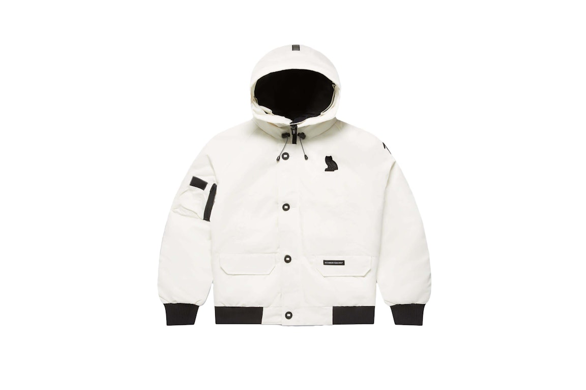 Pre-owned Ovo X Canada Goose Chilliwack Bomber White