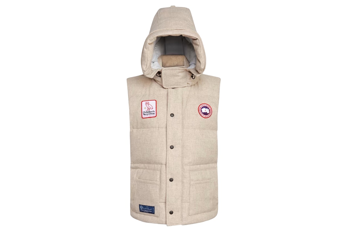 Pre-owned Ovo X Canada Goose Freestyle Vest Sand