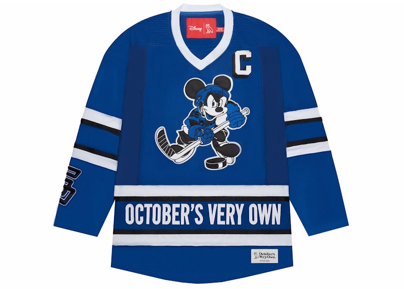 Blue hockey clearance jersey