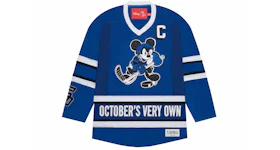 OVO x Disney "OWLS" Hockey Jersey Royal Blue