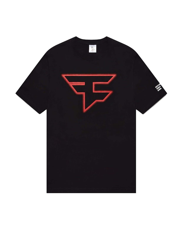 Pre-owned Ovo X Faze Clan Big Logo T-shirt Black