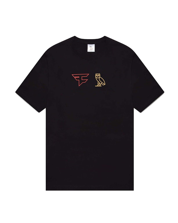 Pre-owned Ovo X Faze Clan Gamer T-shirt Black