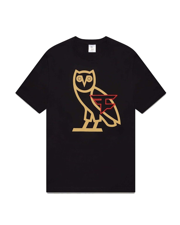 Pre-owned Ovo X Faze Clan Og Owl T-shirt Black