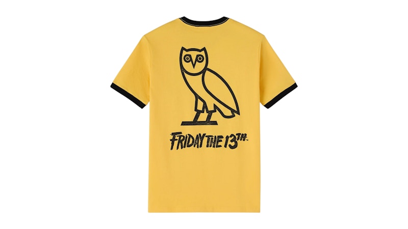 OVO x Friday The 13th Camper Ringer T-shirt Yellow