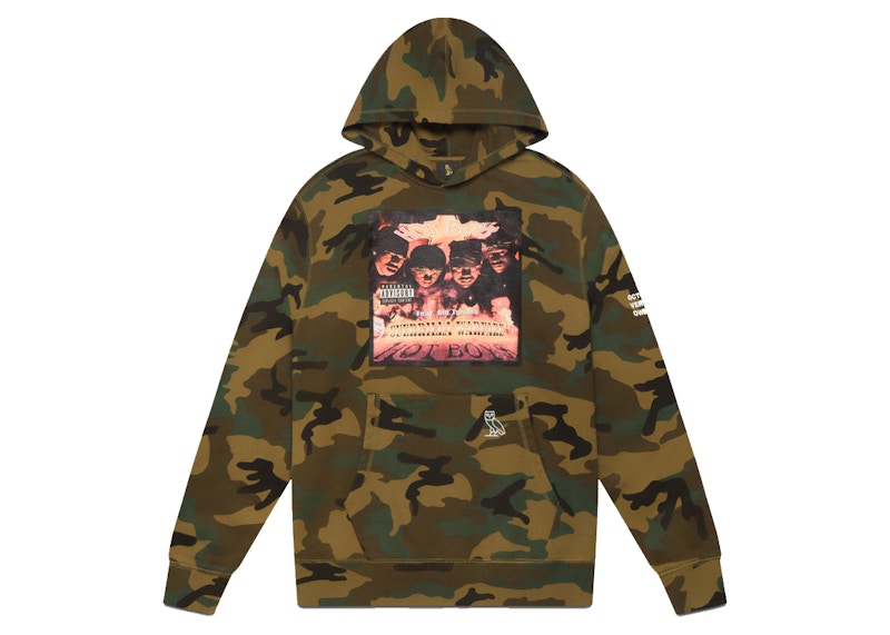 Fear of god outlet camo hoodie