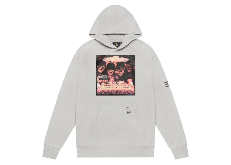 OVO x Hot Boys Hoodie Heather Grey Men s US